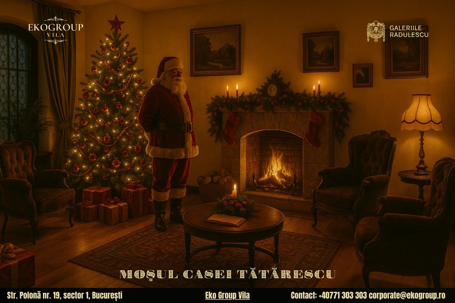 Legenda lui Moș Crăciun și farmecul Crăciunului anilor ’30 la Eko Group Vila 5 Legenda lui Moș Crăciun și farmecul Crăciunului anilor ’30 la Eko Group Vila